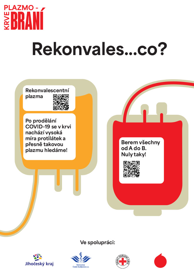 Krvebraní se tento rok zaměřil právě na podporu rekonvalescentní plazmy