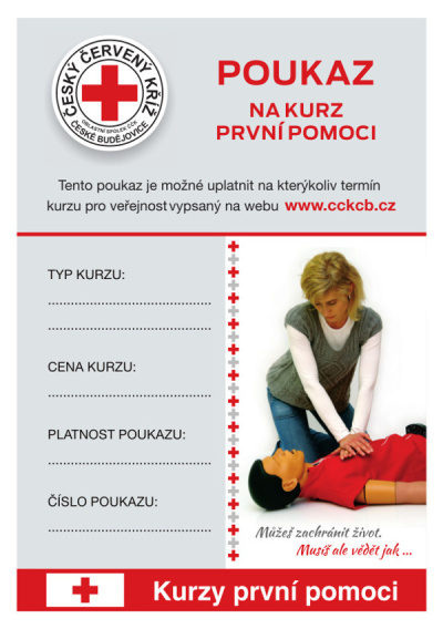 Poukázka kurzu první pomoci